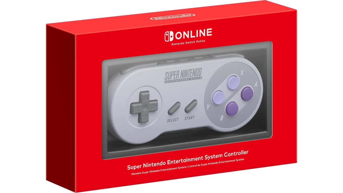 Super Nintendo Controller for SNES Nintendo Switch Online