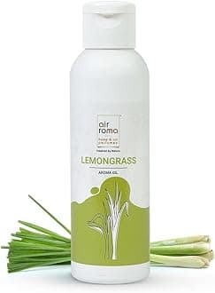 Pure, Natural and Undiluted Lemon Grass Aroma Diffuser Oil, 100ml | Strong & Long-Lasting Aroma - Fragrance Oil for Home, Office, Candles