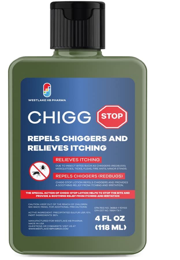 Chigg-Stop Relieves Itching and Repels Chiggers, 4 Oz (1 Bottle)