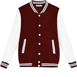Solid unisex Varsity Jacket For men and Women/Baseball Jacket/University Jacket