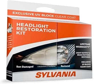 SYLVANIA - Headlight Restoration Kit - 3 Easy Steps to Resto