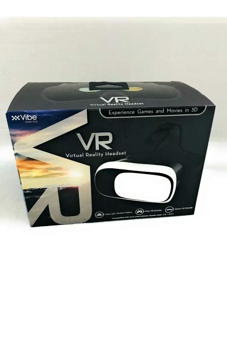 Vibe Essentials VR Virtual Reality Headset (Black)