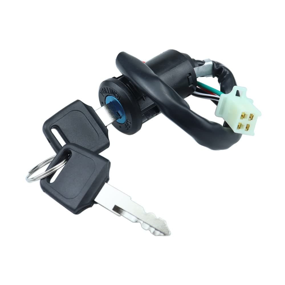 Motorcycle 4 Pin Ignition Key Switch Set for Chinese 50cc 70cc 90cc 110cc 125cc 150cc 250cc ATV Dirt Bike Quad Coolster Taotao Sunl Apollo