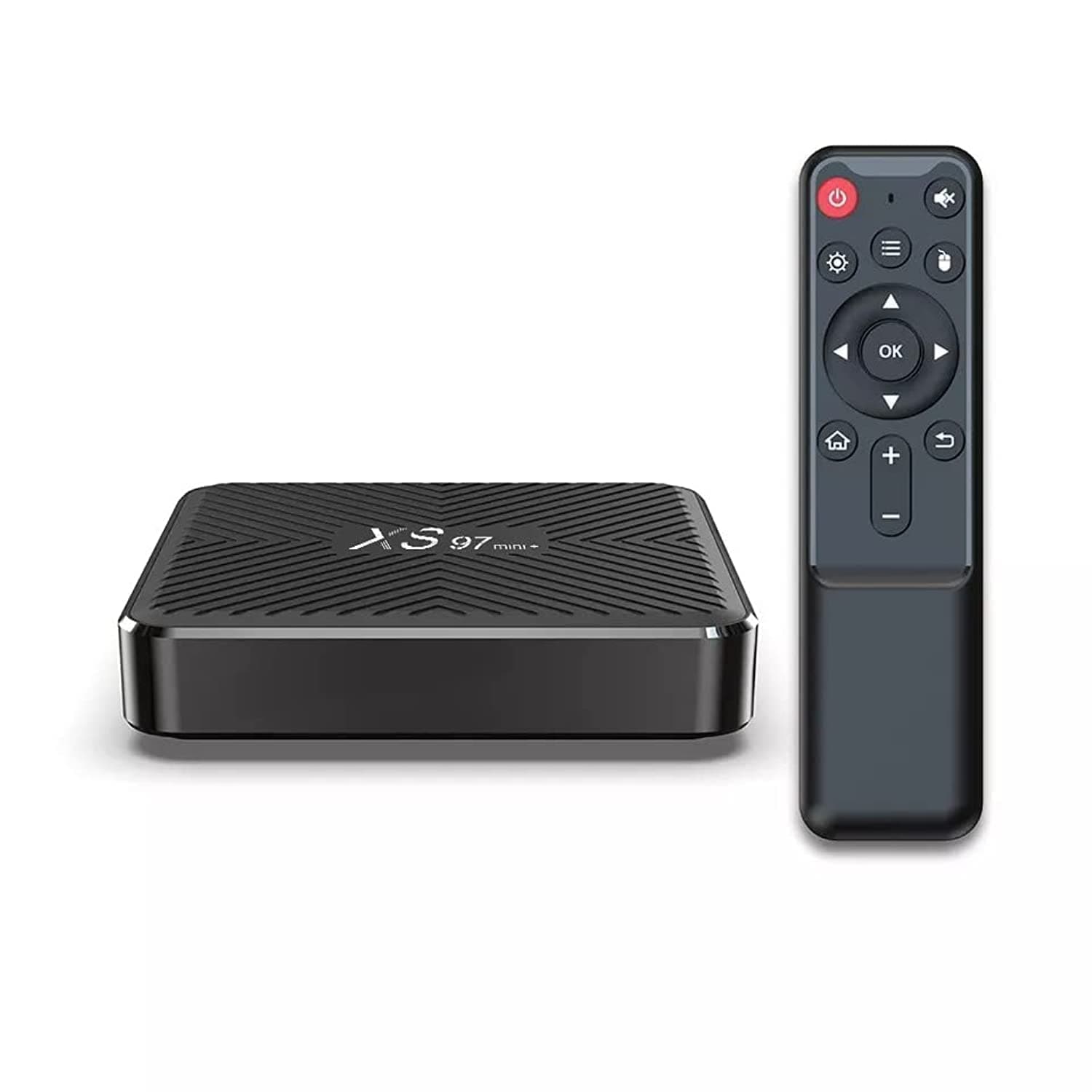 Android TV Box - 4K UHD, 2.4G/5G Wifi, 1G/8G RAM/ROM, HDMI, LAN, 2xUSB, SD Card, Android 11-2023 - Fastest Speed, Economical Entertainment solution - XS97 Mini+