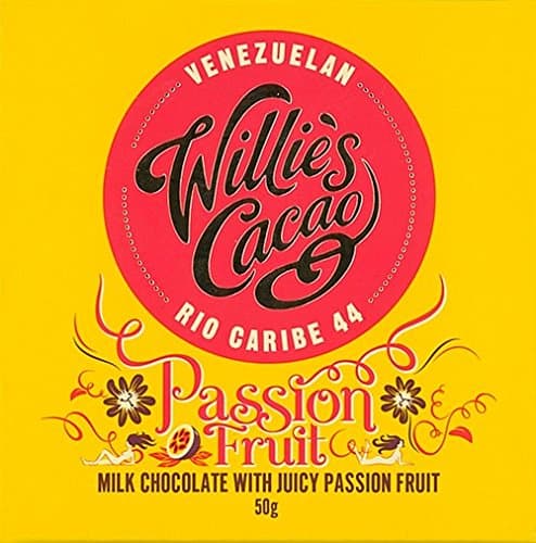 Willie's Passion Fruit Milk Chocolate bar
