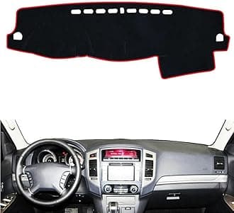 Car Dashboard Cover Anti-Scratch Dash Cover Interior Dash Covers - for Mitsubishi Pajero Montero 2006-2019