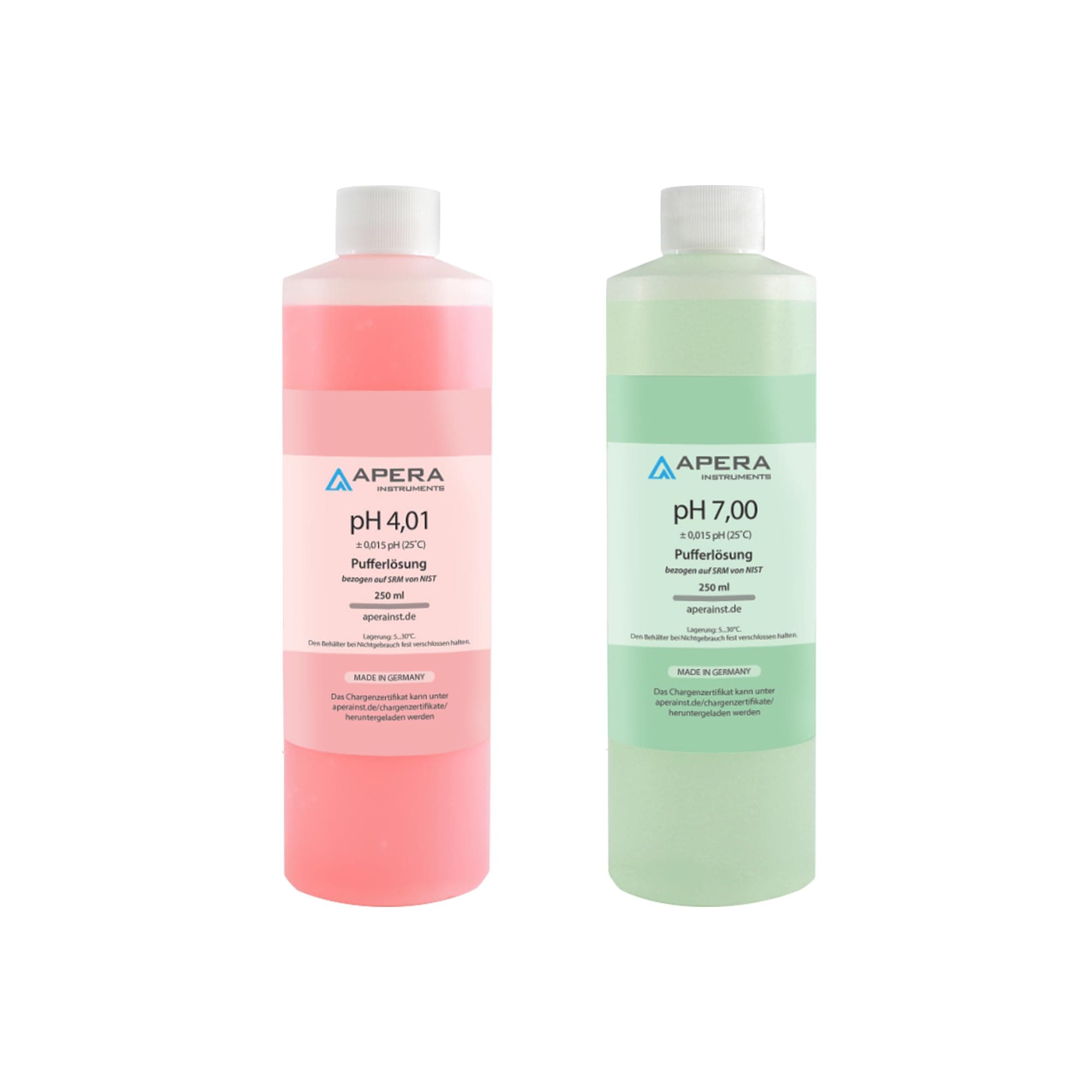 Apera Instruments pH Calibration Solution 4.01/7.00 each 250 ml, AI1113