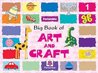 Periwinkle Big Book of Art and Craft - 1 with FREE craft papers and other materials. 4-7 years