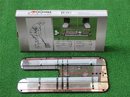 A99 Golf Putting Mirror & Rail Alignment Practice Training Aid Portable
