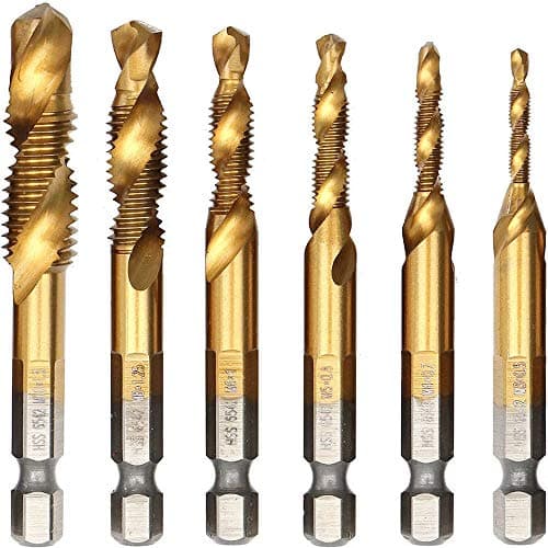6PC 2-in 1 Tap Drill Bits