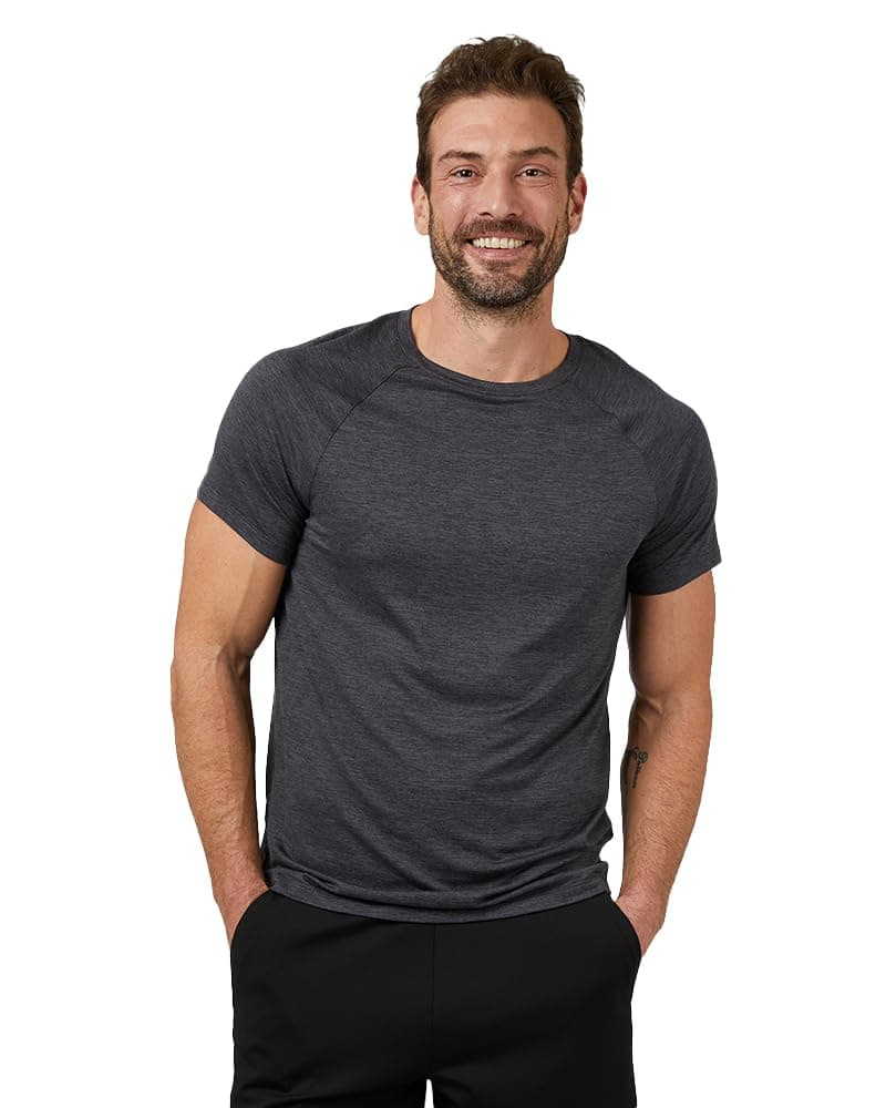 Cool Men’s Active T-Shirt | Raglan Short Sleeve | Quick Dry | Anti-Odor