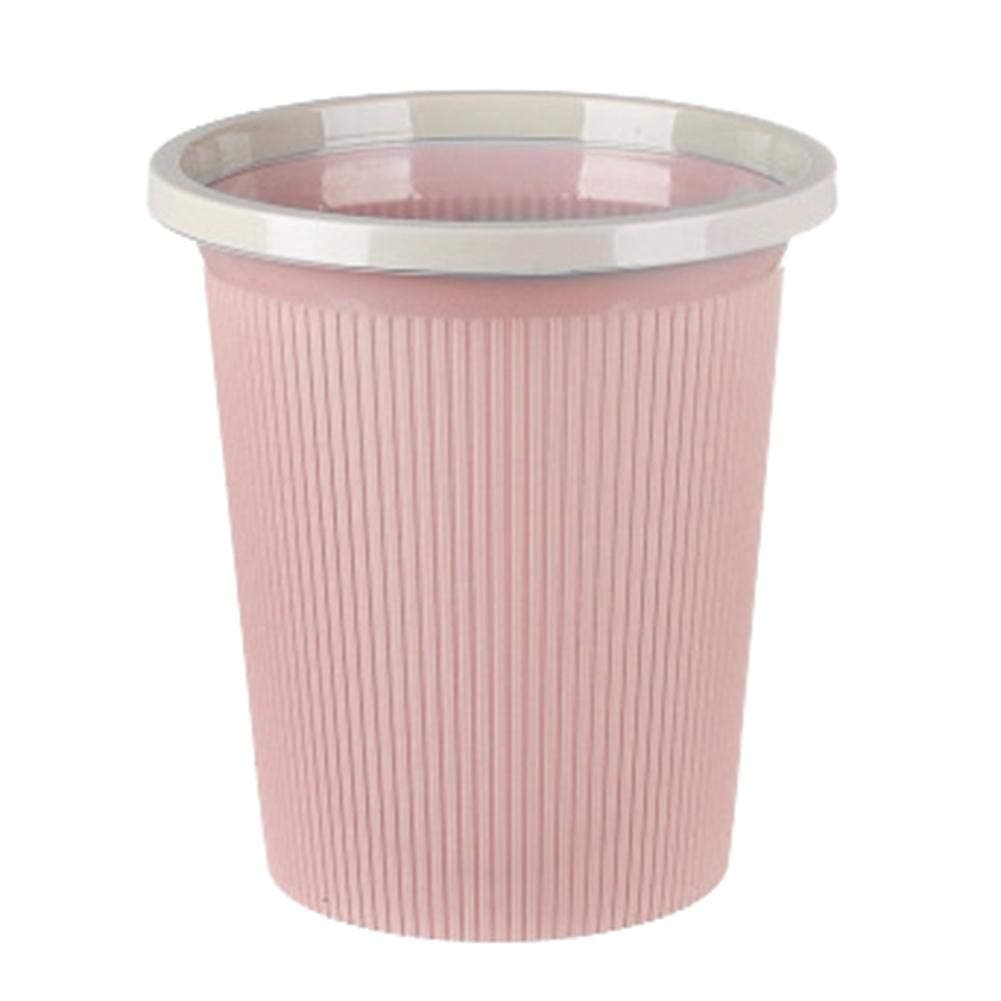 Bonwete Plastic Trash Can Wastebasket Garbage Container Bin for Bathroom Kitchen Laundry Room Home Office Dorms