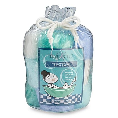 Love Notes Healing Aromatherapy "Cool" Bath Salts Tote