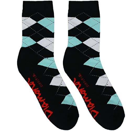 Diamond Supply CO Skateboard Socks Argyle Black (One Pair)