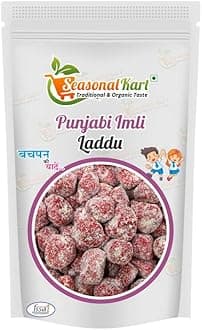 SEASONALKART Punjabi Imli Laddu 400 Grams Soft Digestive Tamarind Candy Tasty Tamarind Ladu