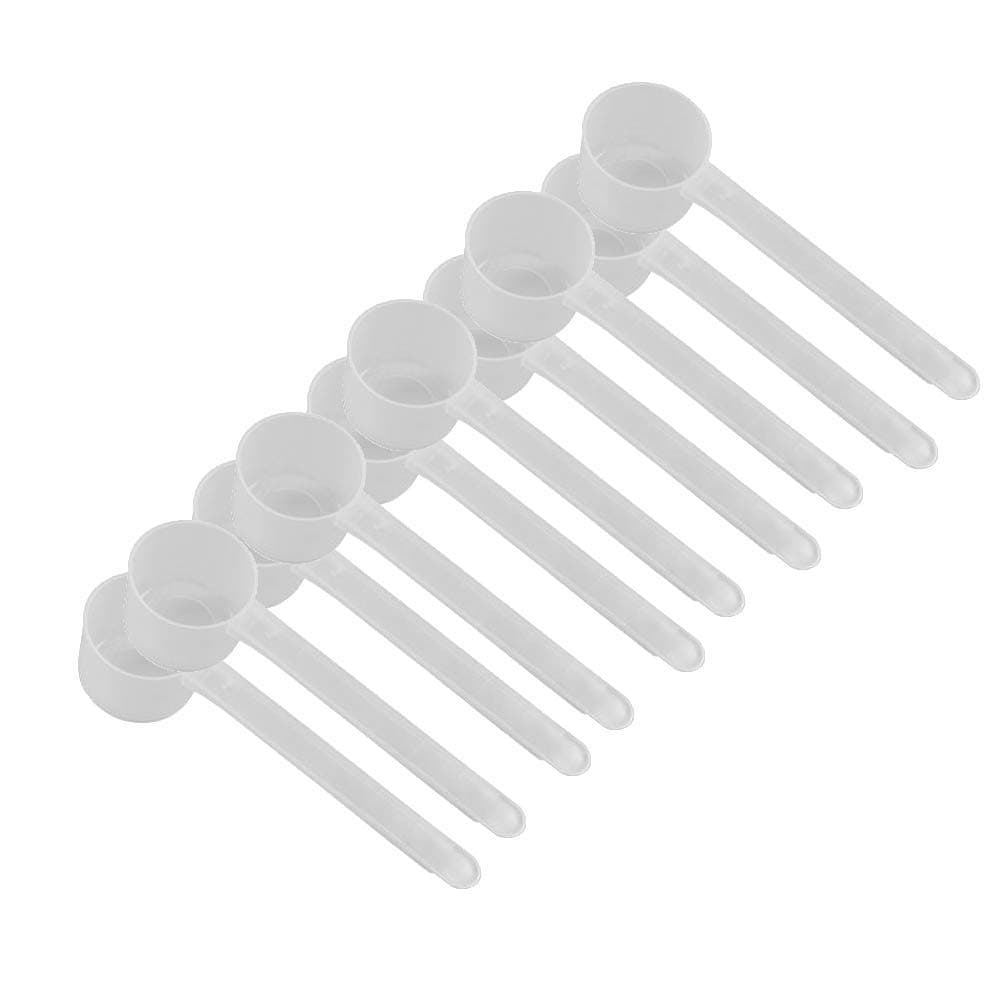 1 Tablespoon (1/2 Oz. | 3 Teaspoon | 1/16 Cup | 14.8 mL) Long Handle Scoop for Measuring Coffee, Pet Food, Grains, Protein, Spices and Other Dry Goods (Pack of 10)