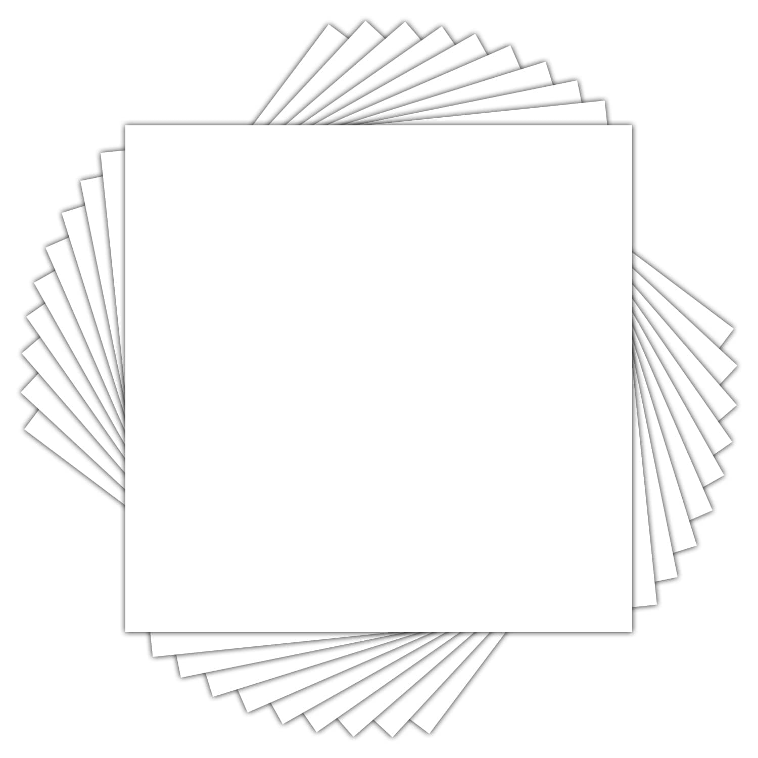 Golden State Art, 8x8 White Backing Board, Backer Boards for Frame, Picture (...