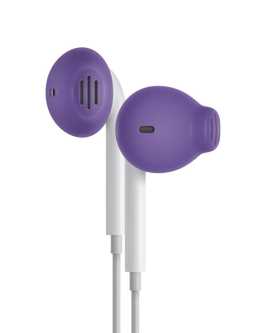 EarPod Covers (ES2) - Purple - for Apple iPhone X / 8/7 / 6S / 6 / 5S / 5SE / 5C / 5