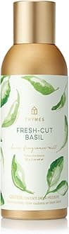 Thymes Home Fragrance Mist – Room Air Fresheners for Home Long Lasting – Air Freshener Spray – Premium Home Fragrance with Notes of Fresh Basil, Tomato Leaf & Delicate Sage (Fresh-Cut Basil, 3 oz)