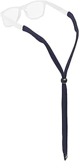 Chums Original Cotton Safety Eyewear Retaine-Unisex Keeper for Sunglasses-Adjustable Fit & Made in USA (Standard-End Size)