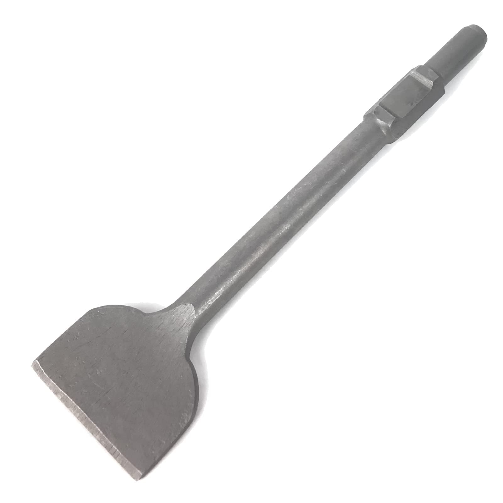 JACKCHEN 4 Inch Wide Tile & Removing Tile and Stone Chisel for hex.30mm Demolition Jack Hammers, 16 Inch Long, Alloy Steel Construction, 4" x 16" Chisel Bit for Demolition Concrete Breaker