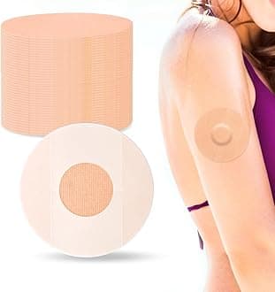 Libre 2 Sensor Covers Waterproof - 40 Packs Freestyle Libre 2 Sensor Patches, Breathable Libre Sensor Cover Adhesive Patches, CGM Patches by YOUSHARES (Beige)