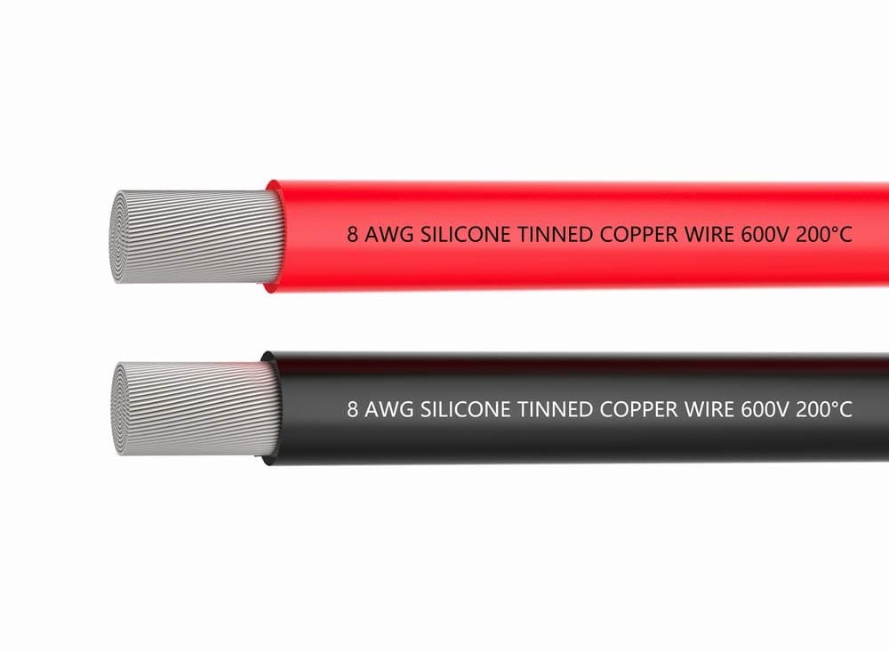 8 AWG Silicone Wire[1.5 m Black and 1.5 m Red]