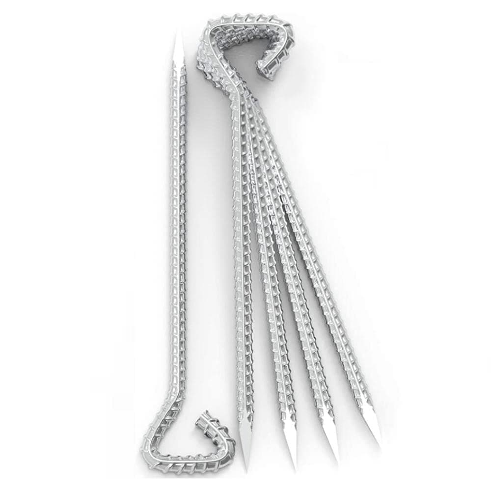 Sharp Tent Pegs 5 Pack - 12 inch Galvanized Strong Tent Stakes Heavy Duty - Steel Stakes for Sand, Camping, Wedding, Mountains