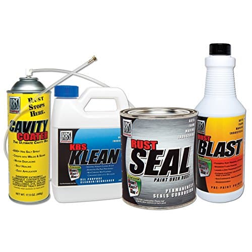 KBS Coatings 57208 Off-White Ultimate Frame Coater Kit, Inside Out Rust Protection for Entire Truck or Car Frame