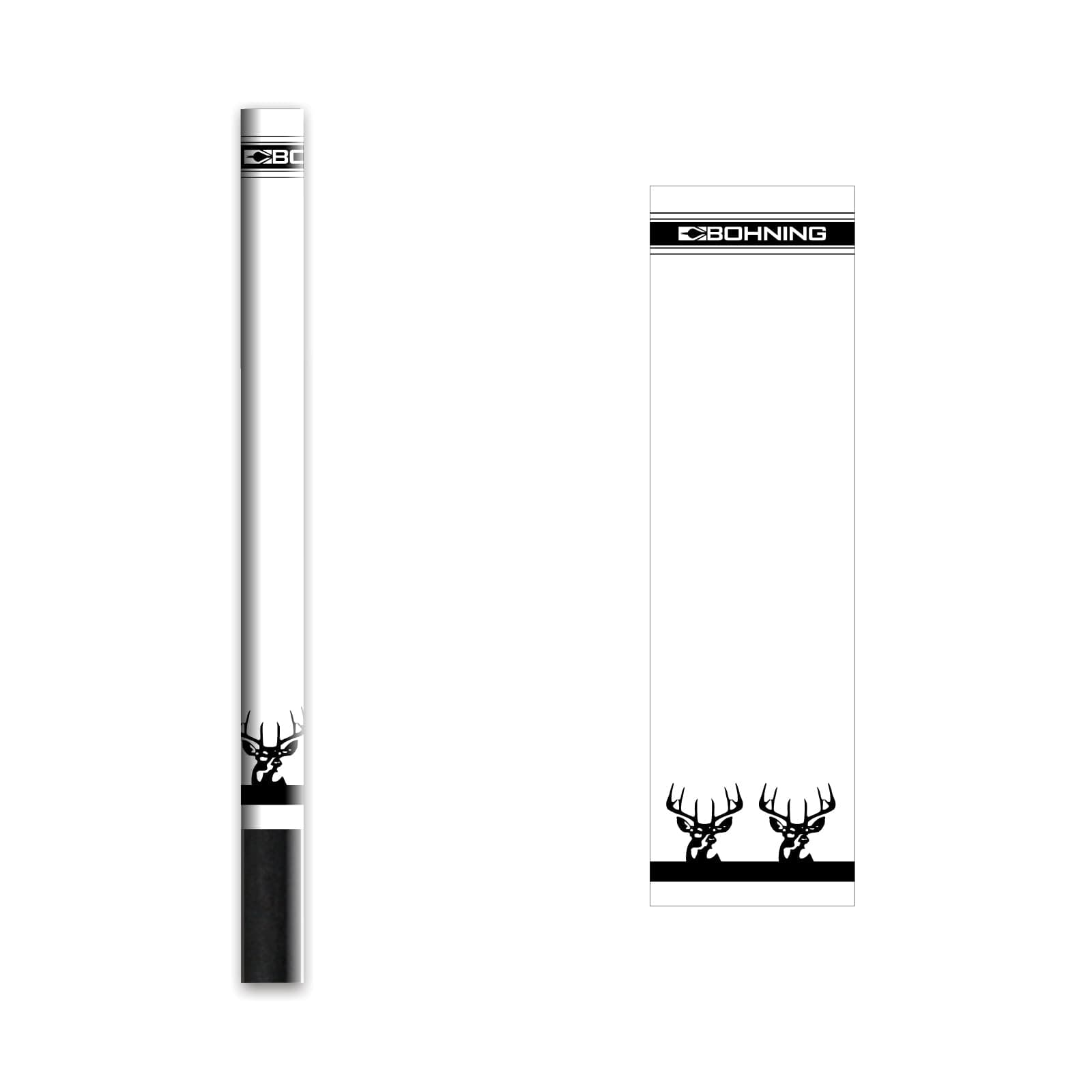 HD Arrow Wrap (Pack of 12), White Deer, 4"