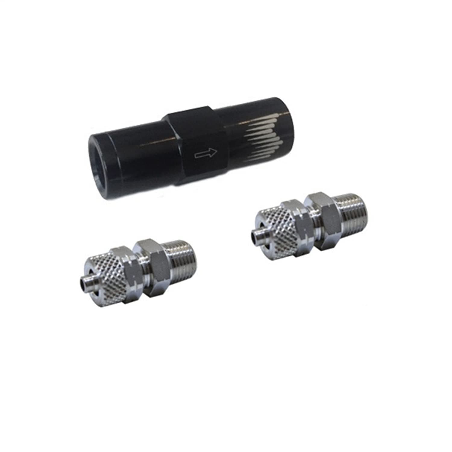 High Flow Water-Methanol Check Valve Quick-Connect Fittings (for 1/4in. Tubing)