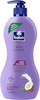 Parachute Advansed Deep Nourish Body Lotion for Women & Men, Dry Skin, 400ml | Pure Coconut Milk, 100% Natural, 72h Moisturisation