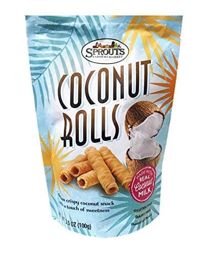 Sprouts Crispy Sweet Coconut Rolls 3.5oz (6 Pack)
