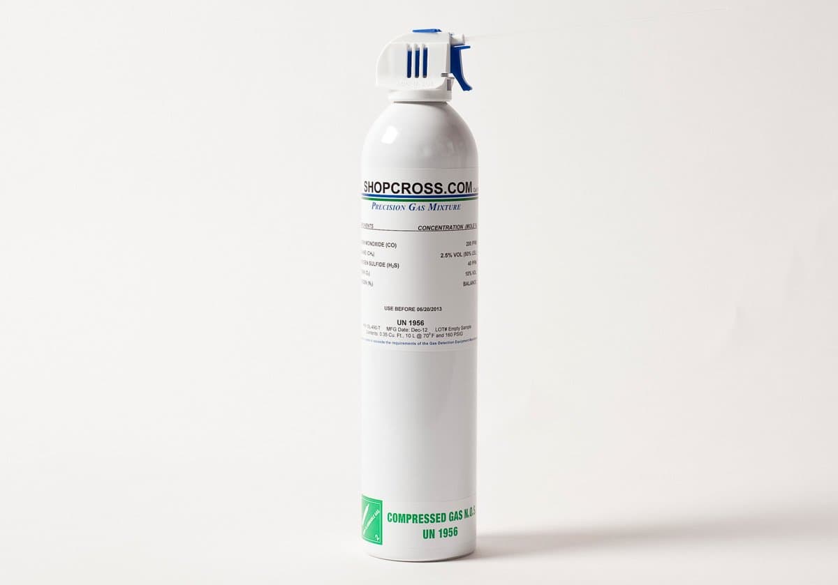 Hydrogen Sulfide Bump Test Gas - 10 ppm (H2S)