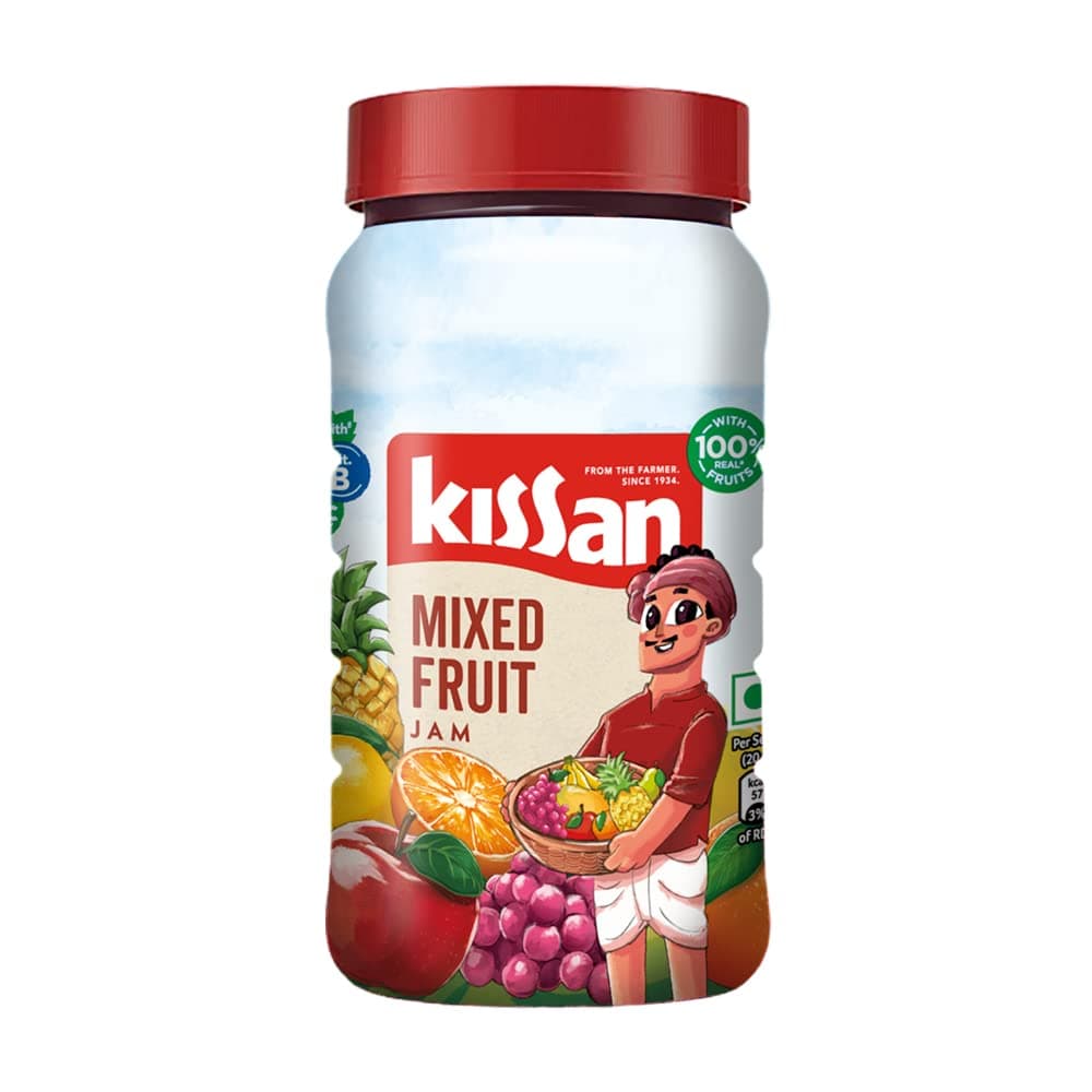 Kissan Mixed Fruit Jam 1 kg Bottle|| With 100% real fruit ingredients