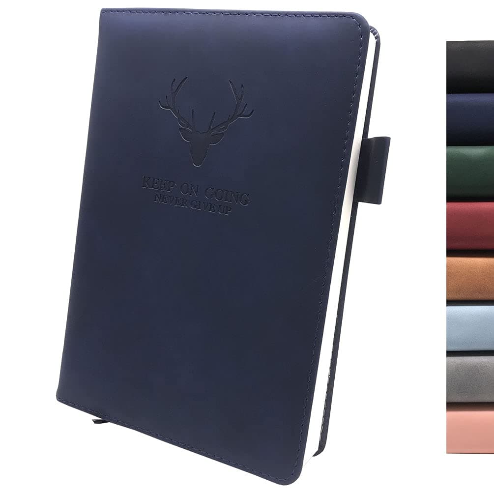 A5 Ruled Notebook Journal 360 Page with Pen Loop, Hardcover Writing Notebooks, Perfect for Office Home School Business Writing and Composition