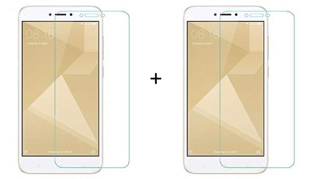 ICANN Tempered Glass Screen Protector, Pro-Glas 0.4 mm Shatterproof Ultra Clear Tempered Glass Glass Screen Protector for Xioami Redmi 4X Redmi 4X (MI 4X -Glass) Pack of 2