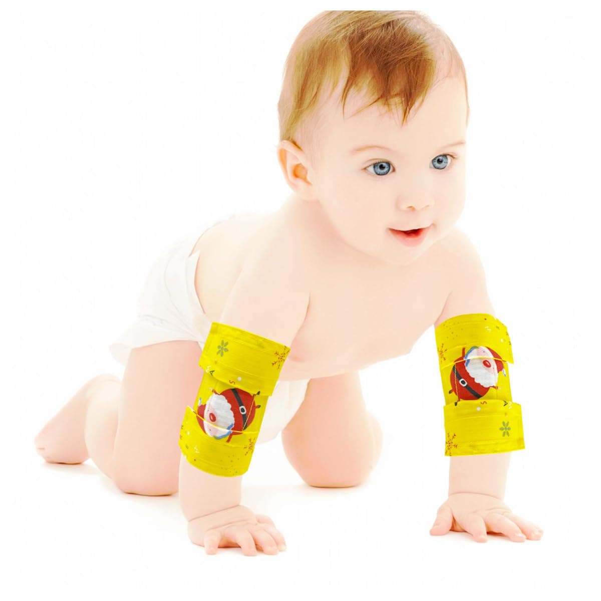 2PCS Elbow Immobilizer Splint & Arm Restraint Wrap for Babies Kids-Prevent HAND-TO-FACE habits Prevent Thumb Sucking Habit, Scratching Face, Pulling IV Tubes