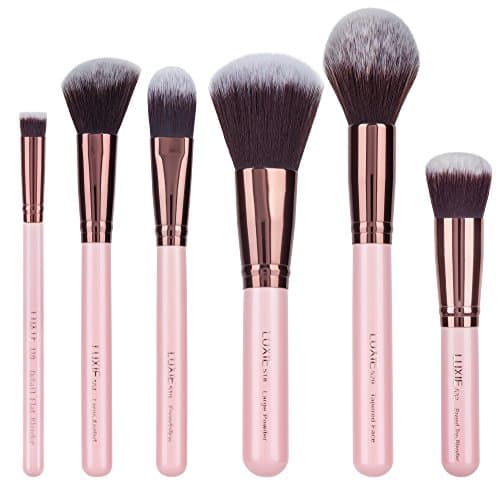 Luxie Rose Gold Face Essential Brush Set