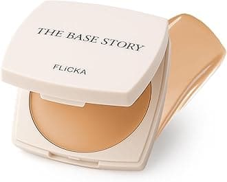 FLiCKA The Base Story Cream Foundation for Face Makeup 8.5gm | Medium to High Coverage | Waterproof & Long Lasting | Smooth & Matte Finish with SPF | All Skin Types | 04 Walnut