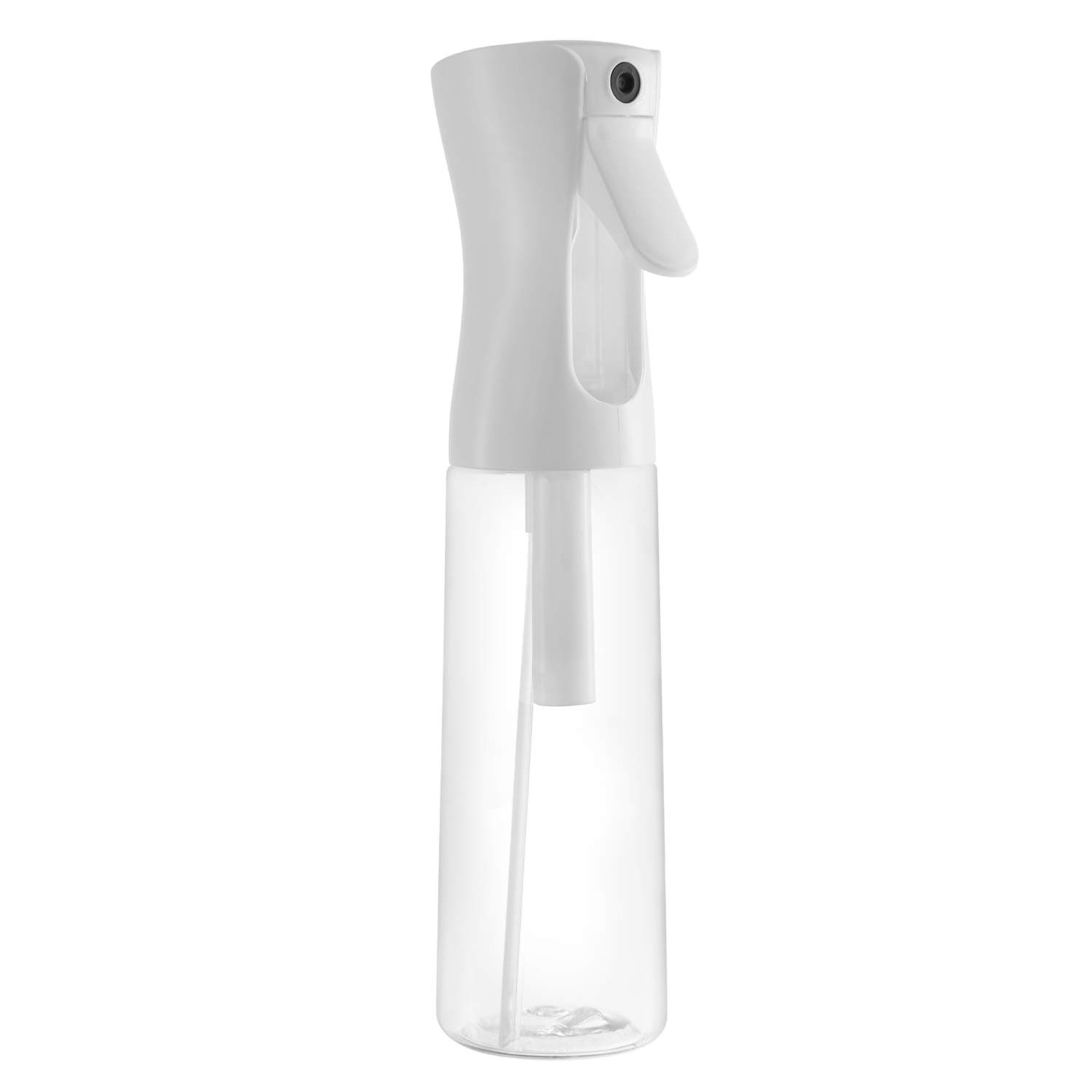 DilaBee Continuous Mist Empty Spray Bottle For Hair, 10 Oz - Salon Quality Mold-Resistant 360 Water Misting Sprayer - Pressurized Aerosol Stylist Spray Mister BPA Free (10 Oz)