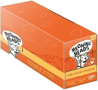 Myaoing Heads Cat Food, Wet Pouch, Pouch, Ricken, Chicken, 3.5 oz (100 g) x 10 Bags