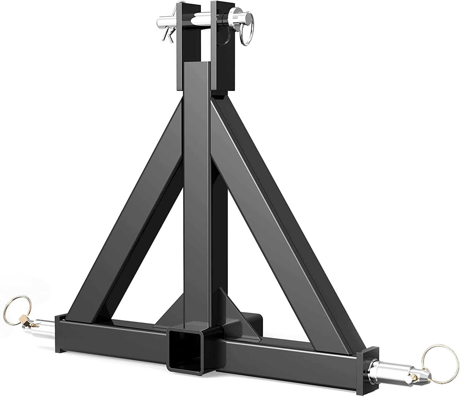 YITAMOTOR 3 Point Trailer Hitch with 2" Receiver, Category 1 Tractor Drawbar Hitch Adapter, Fits Kubota, John Deere, BX, LM25H, WLM, NorTrac, Yanmar, Kioti, Cat Tractors