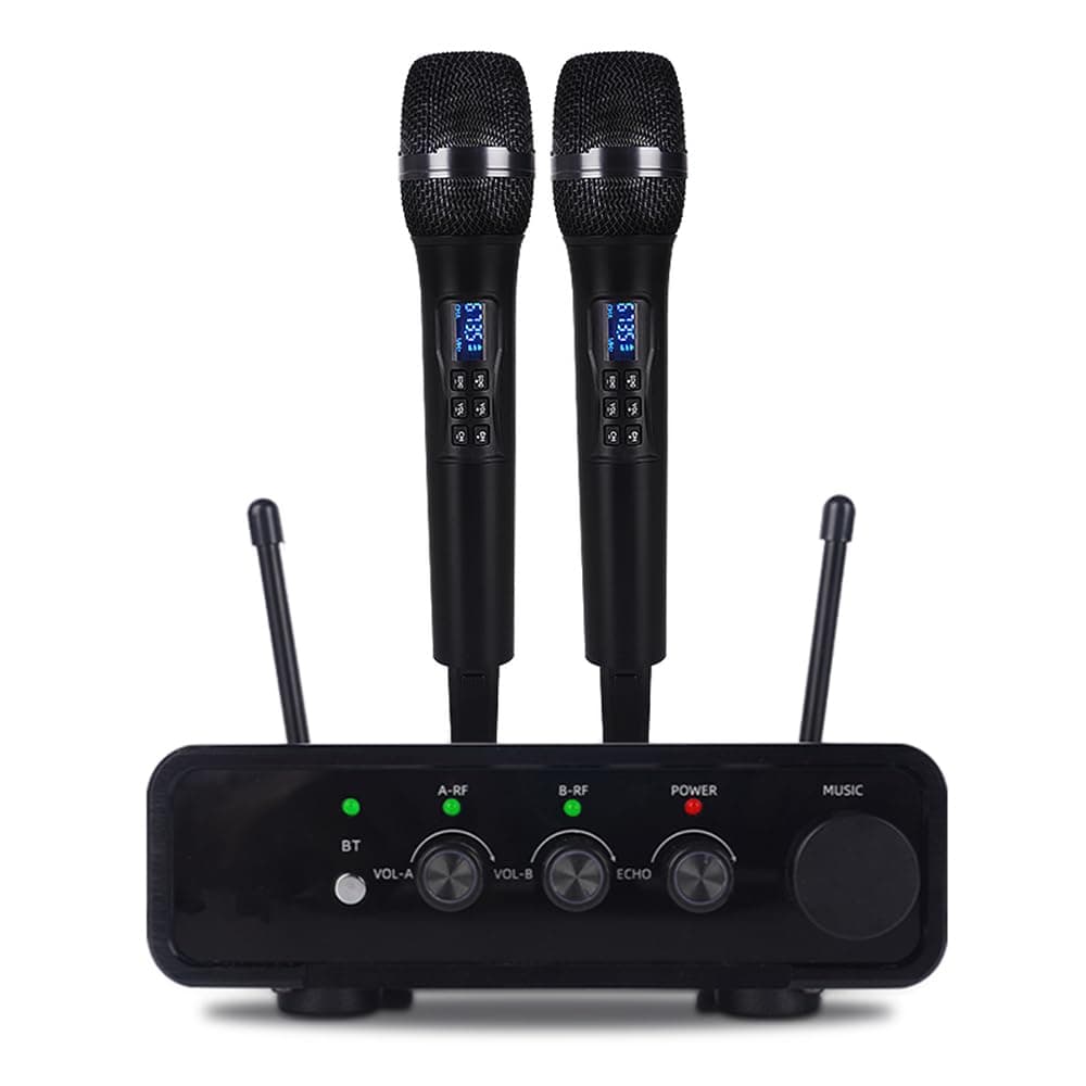 S-88 Wireless Karaoke Microphone with Fiber Optic Input - UHF Singing Mic for TV, Speaker, Amplifier, DSP Anti-Howling, 200m Range, Type-C Power Supply, Compatible with Multiple Karaoke Apps