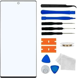 Original Galaxy Note 20 Ultra 5G Screen Replacement, Front Outer Lens Glass Screen Replacement Repair Kit for Samsung Galaxy Note 20 Ultra N9860 Series (6.9'- Black)