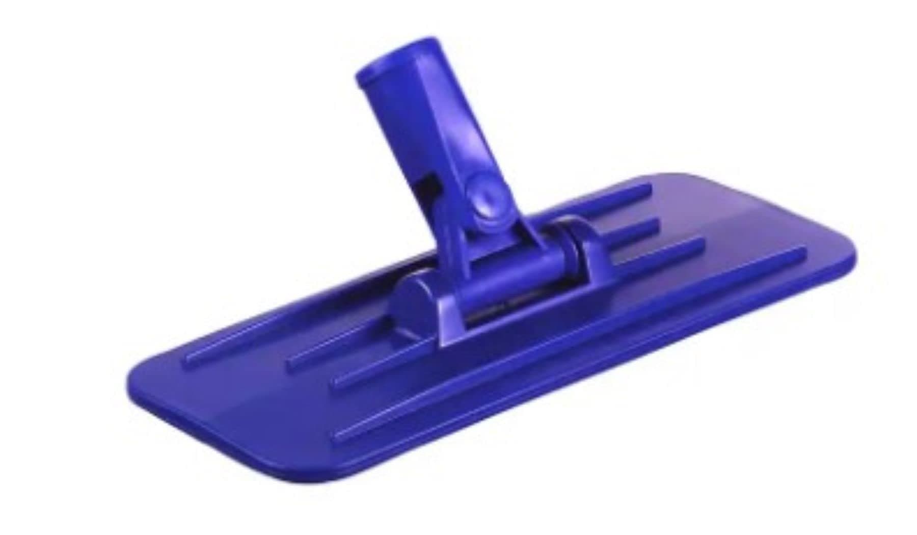 Utility Pad Holder, Threaded Swivel Universal Cleaning Pad Holder, for 4.5" x 10" Utility Cleaning Scrubber Pads, Compatible with Doodlebug Pads, Pack of 1