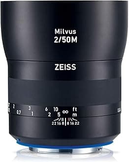 - Zeiss Milvus ZE 2/50M Macro Camera Lens for Canon EF-Mount SLR/DSLR Cameras,Black