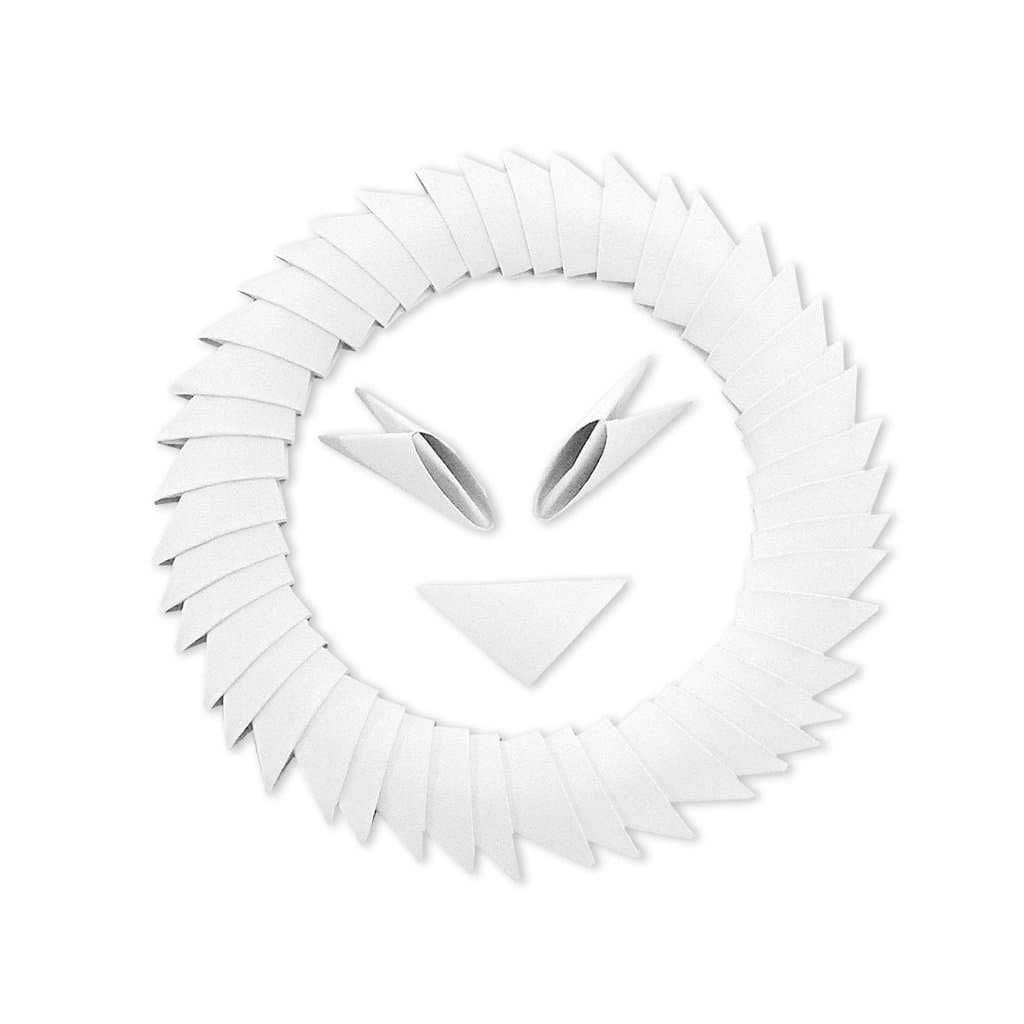 DIY Pre-Folded 3D Origami Triangles Pieces for Modular Origami 300 Pieces Size 1/32