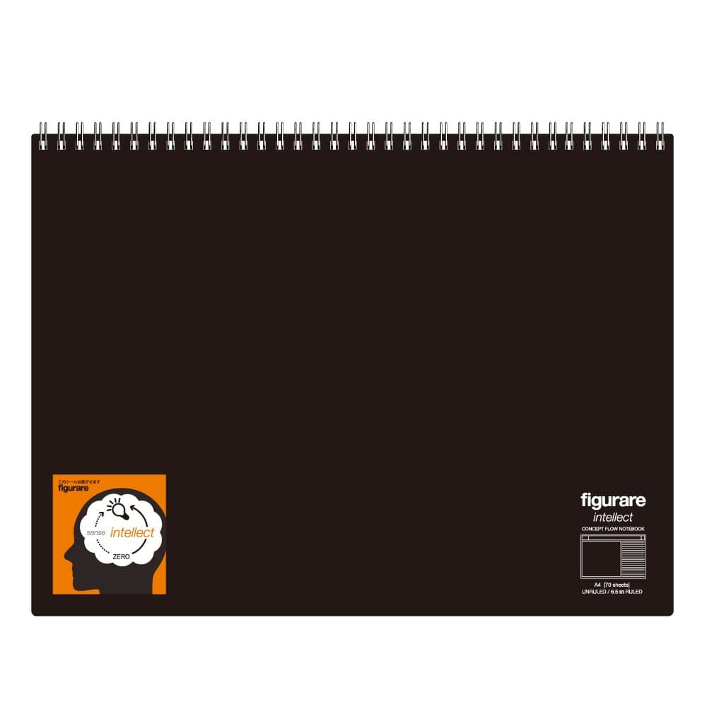 Apika Figurare intellect concept flow idea notebook SW155 black A4