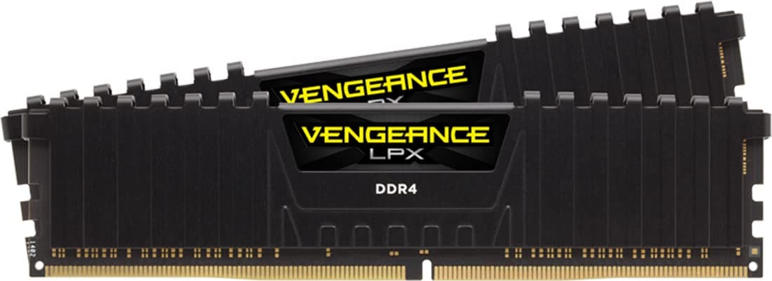 Corsair DRAM, C18 1.35V AMD Optimized Memory, Black, 2 x 8 GB